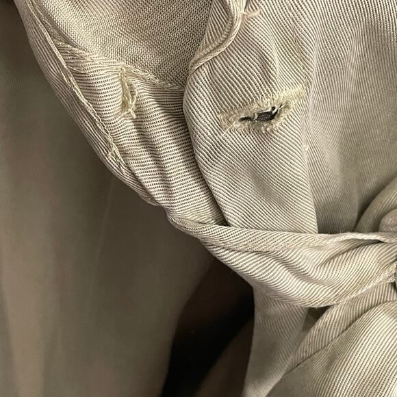 Bryn Walker Long Sleeve Light Green Tie Front Sling Cardigan Womens Medium AS IS - Picture 3 of 7